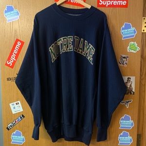 00s Notre Dame Crewneck College